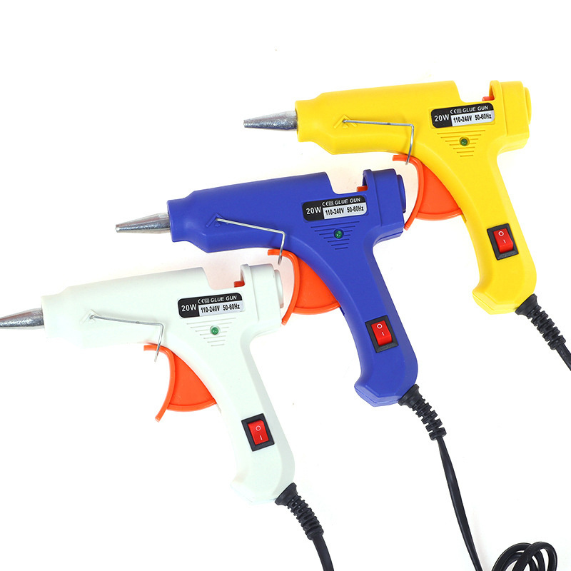 Small Hot-melt Glue Guns Practical Hot Glue Gun Stick High Viscosity Super Adhesive Strip Manual Glue Gun DIY Tool Material