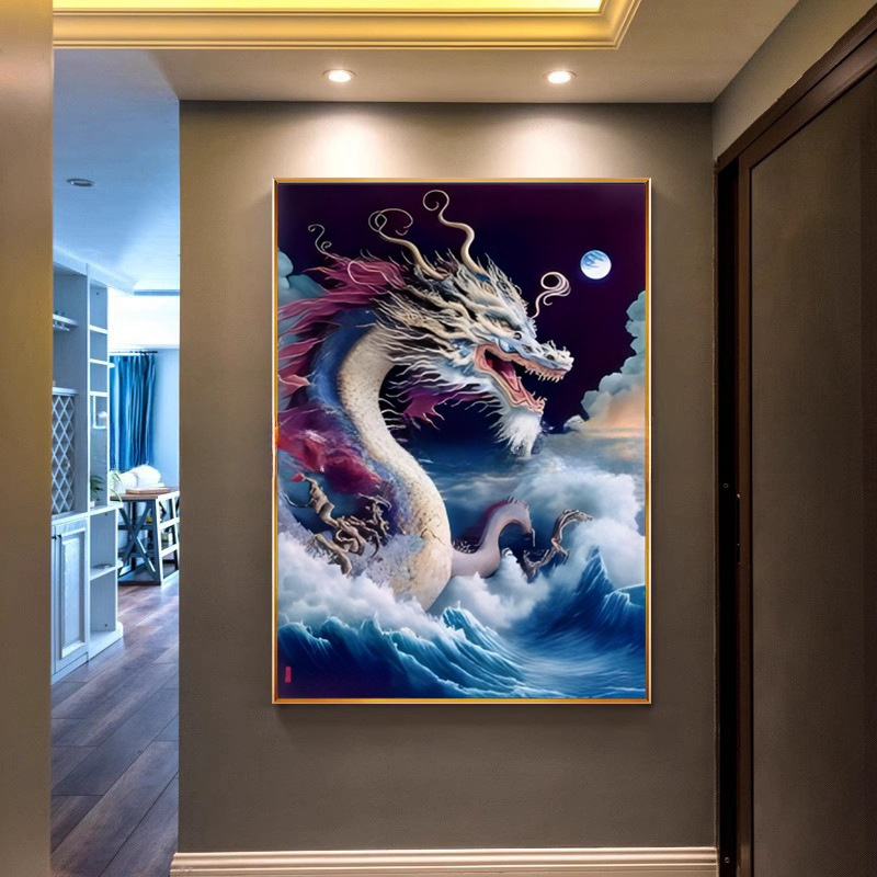 Factory outlet 5D diamond paintings Chinese Dragon Full of Diamonds Embroidery Handmade Diamond paintings