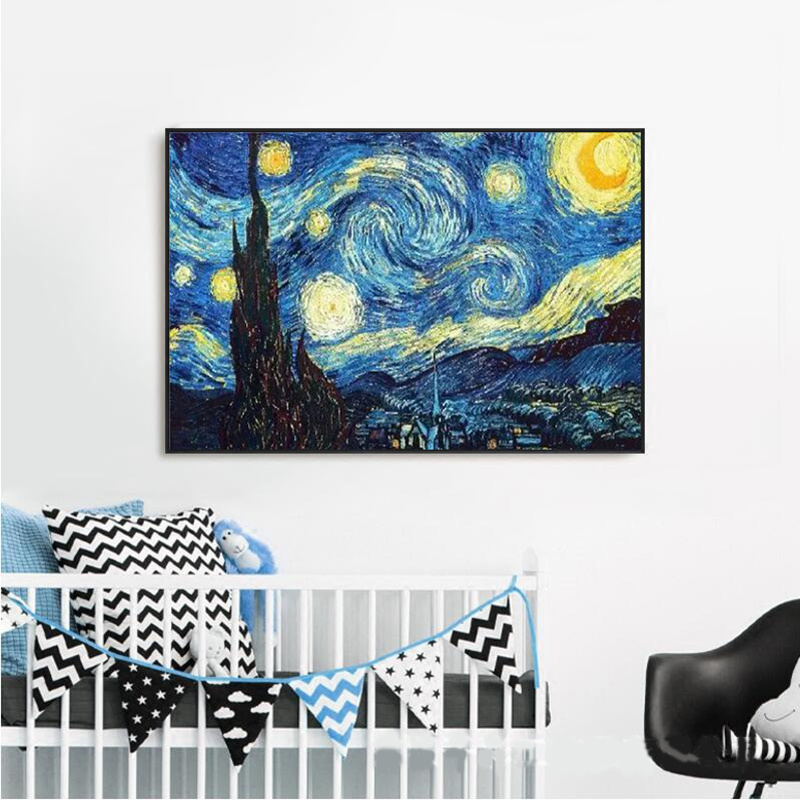 2023 wholesale custom diy Wall Painting Canvas 5d diamond painting kit on canvas home decor famous paintings adults