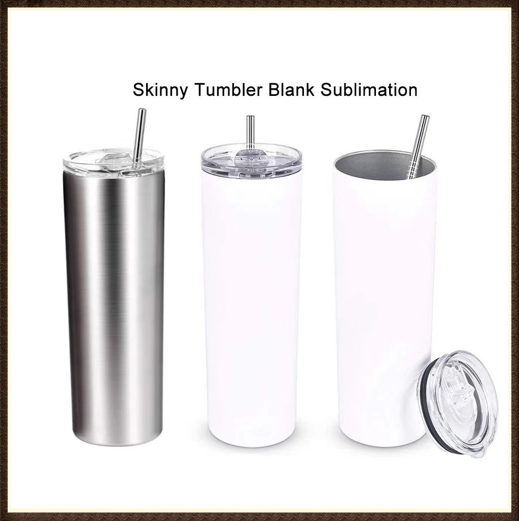 Customized double layer stainless steel straw cup thermal transfer coating insulation milk tea cup