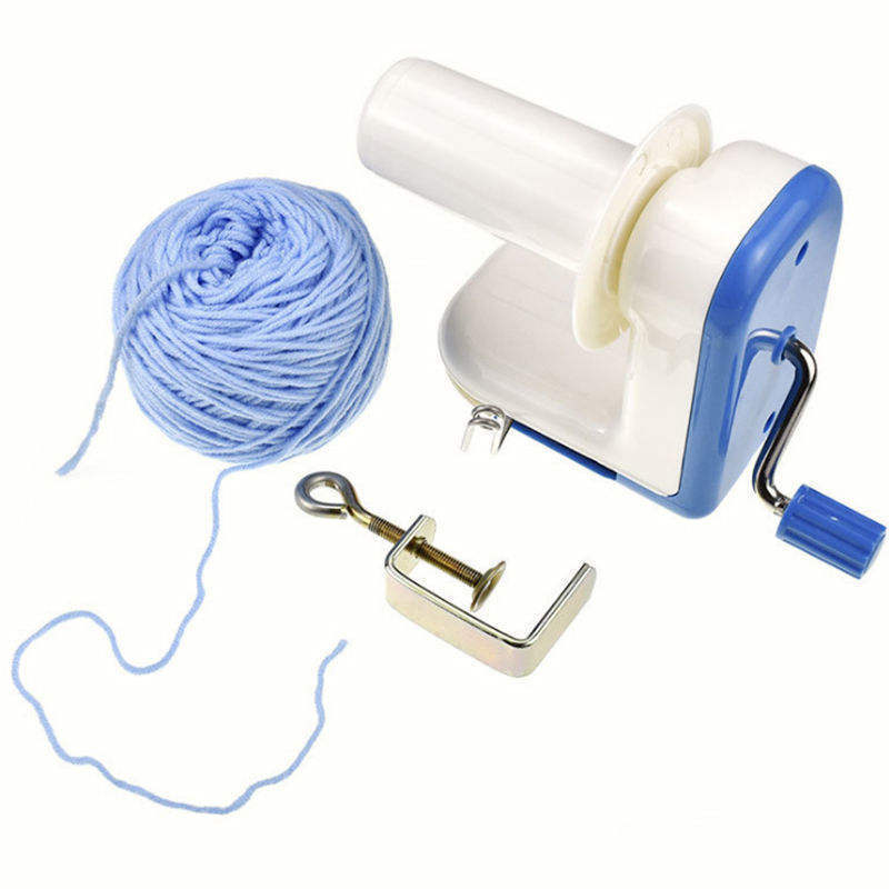 wholesale 2024 New Products Portable mini Plastic Knit yarn winder Hand Operated Wool Yarn Ball bobbin Winder