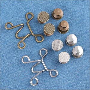 Nail-free Button Extenders Invisible Metal Button Extender Denim Adjustment Hidden Jean Button Extender