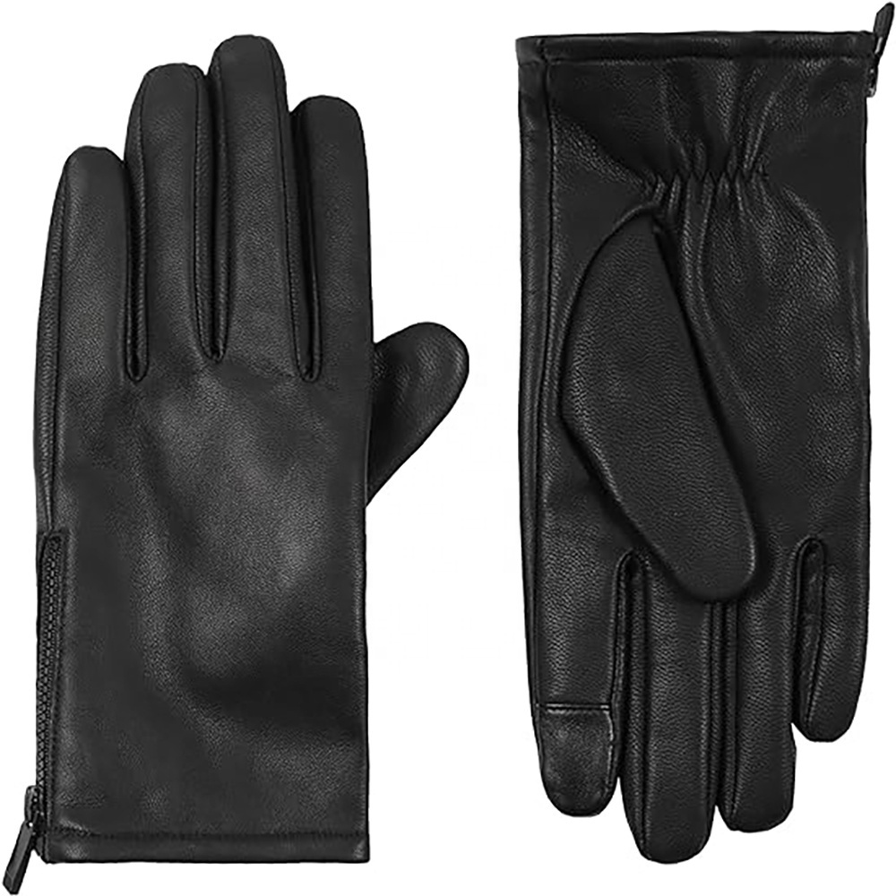 Classic Leather Motorcycle Full Finger Outdoor Cycling Water Proof Screen Touch Warm Driving Gloves From Pakistan