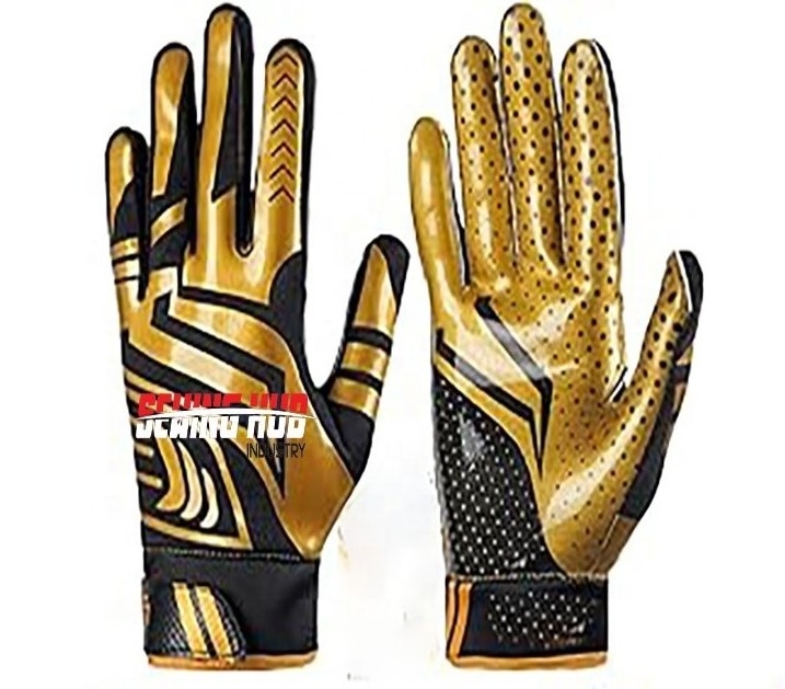 Low MOQ Football Gloves Training Soccer Sports Best Football receiver Gloves for unisex men wear for sports wear