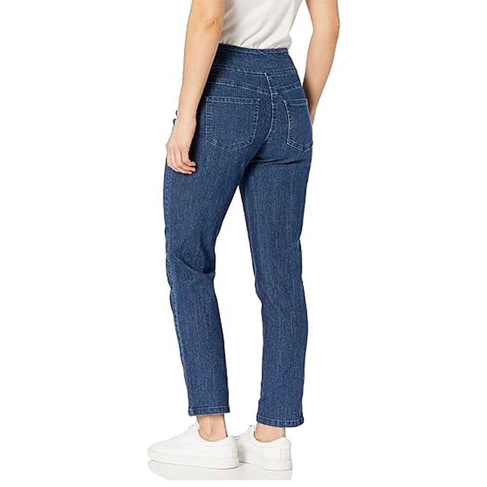 Trendy Breathable Women Denim Skinny Leggings Pants High Waist Stretch Jeans Pencil From Pakistan