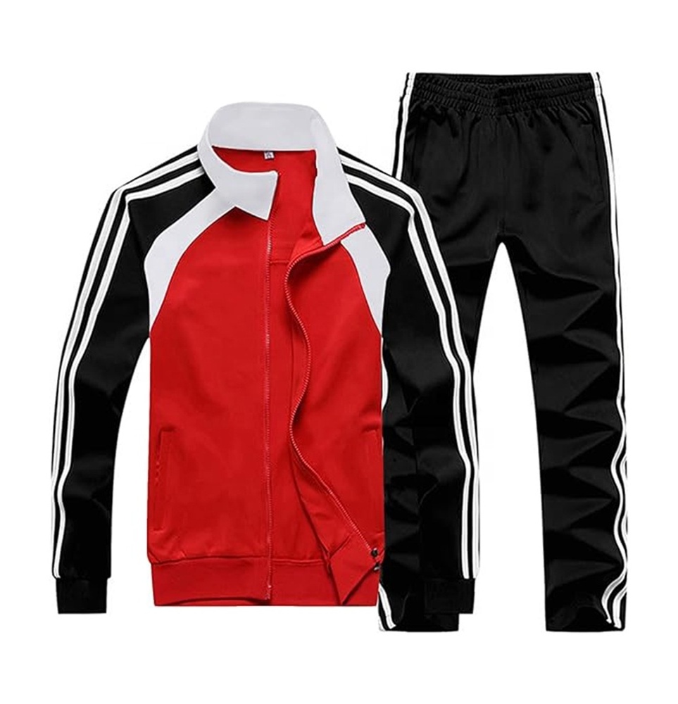 2023 Hot Style Hoodie Strap Patchwork Color Two Piece Tracksuit Sports Wear Men Set Sehe Fashion