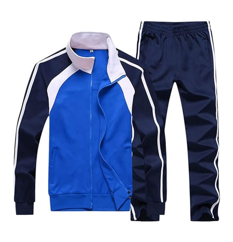 2023 Hot Style Hoodie Strap Patchwork Color Two Piece Tracksuit Sports Wear Men Set Sehe Fashion