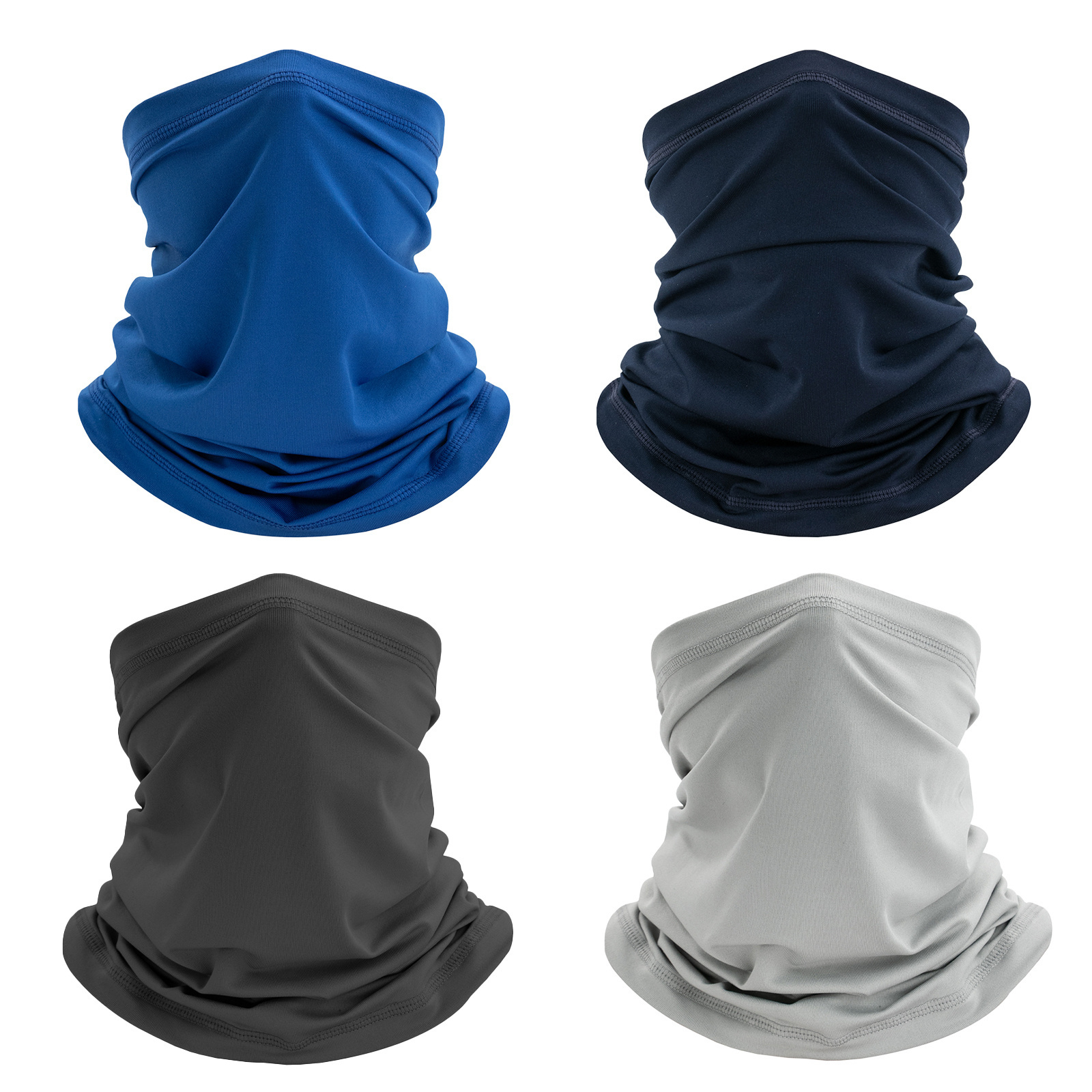 Wholesale Custom Summer UV Sun Protection Cooling Polyester Trail Fishing Face Cover Balaclava Bandana Scarf Neck Gaiter for Men