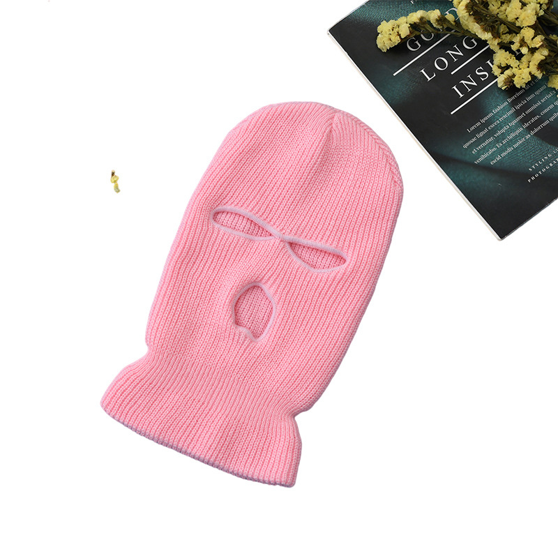 Manufacturers Ready to Ship Variety of Colors Plain Full Face Cover Balaclava Blank knitted Ski Mask Wholesale