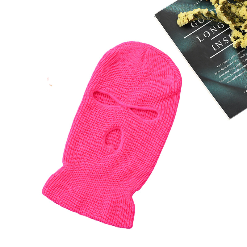 Manufacturers Ready to Ship Variety of Colors Plain Full Face Cover Balaclava Blank knitted Ski Mask Wholesale