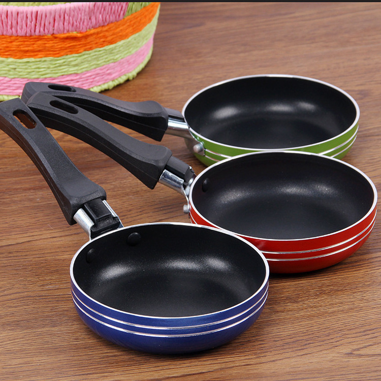 UP-Top Selling Stainless Steel Pan Steak Eggs Removable Handles Happy Call Double Sided Frying Pan