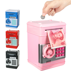 Electronic Safe Money Box Children Digital Coins Cash Saving Safe Deposit Atm piggy bank