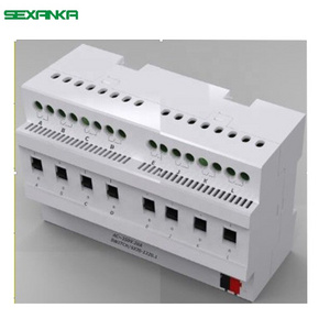 SEXANKA KNX EIB Smart Home Automation System 8 Way Actuator Modular Touch Lights Switches Modular Home Kitchen