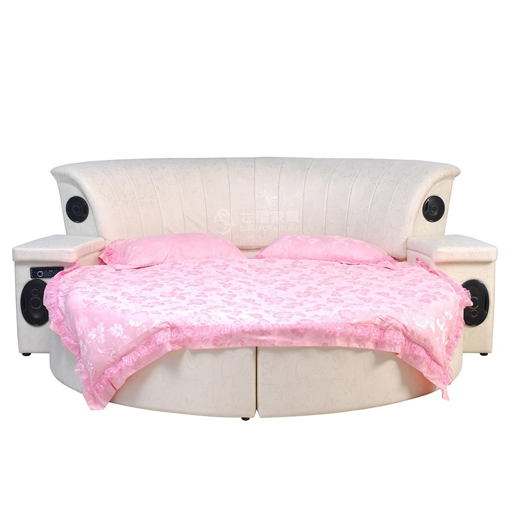 Theme Hotel Fun Room 2020 Hotsale Kingsize Round Bed