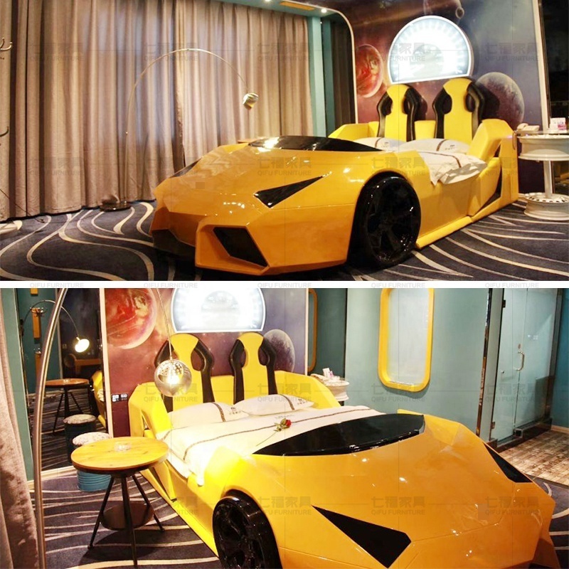 Wholesale Speed and Passion Theme Room Lamborghini Car Bed