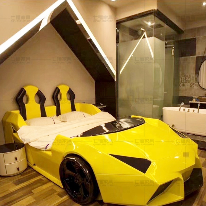 Wholesale Speed and Passion Theme Room Lamborghini Car Bed