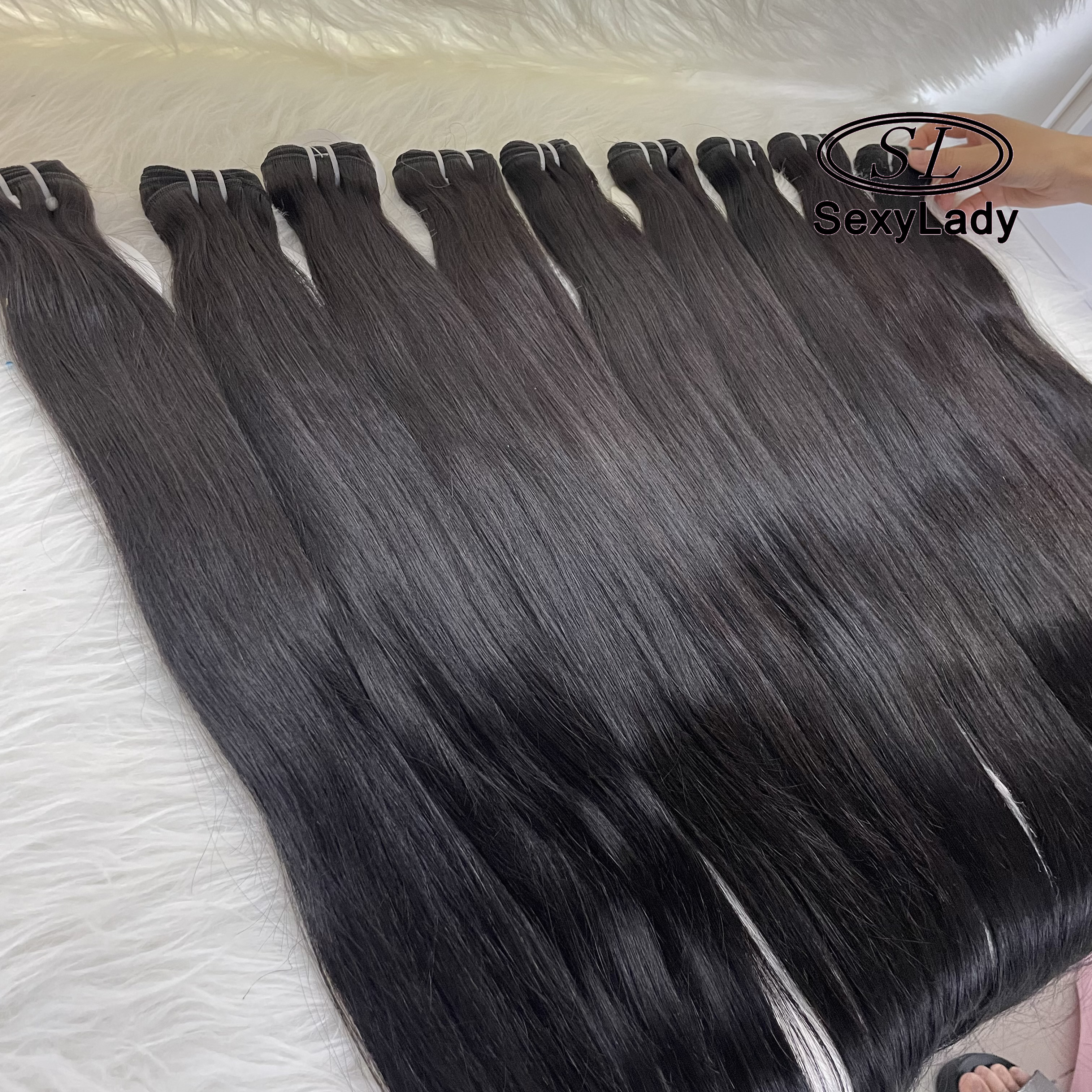 SEXY LADY HAIR wholesale best price raw cambodian brazilian flat wrap  high quality  human hair cuticle align virgin hair