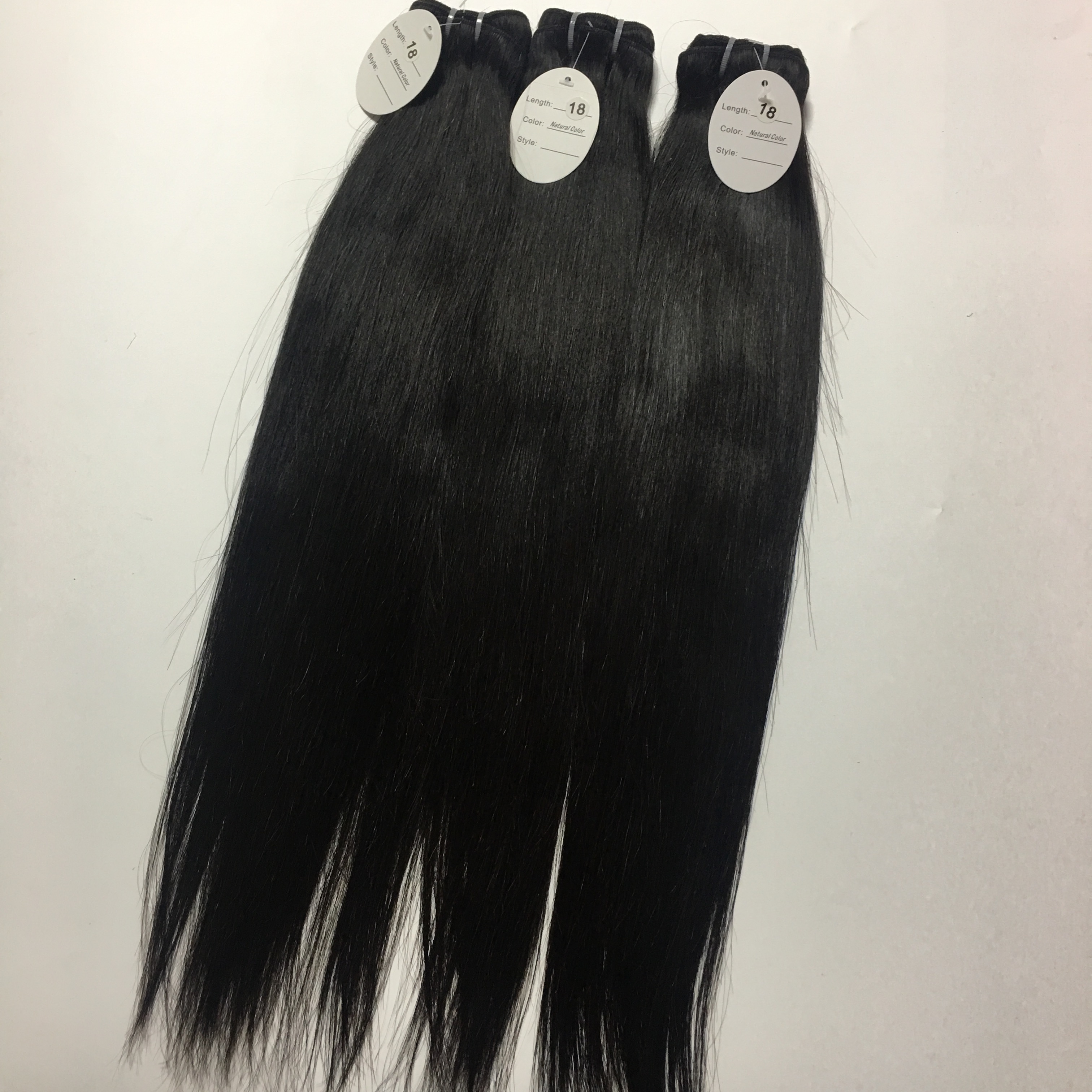 Cuticle aligned raw hair bundles extensions straight body wave sample human hair wigs wholesale vendor