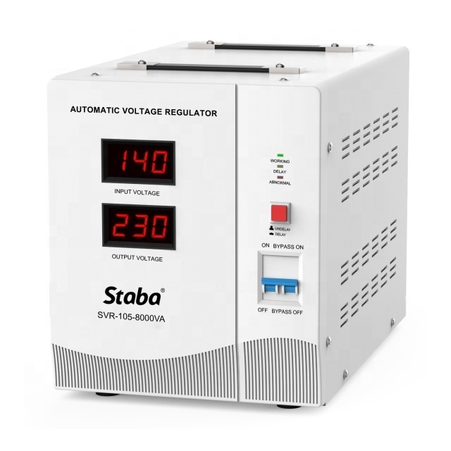 Single Phase LED Power Automatic voltage Stabilizer 230/220V AC 10000W