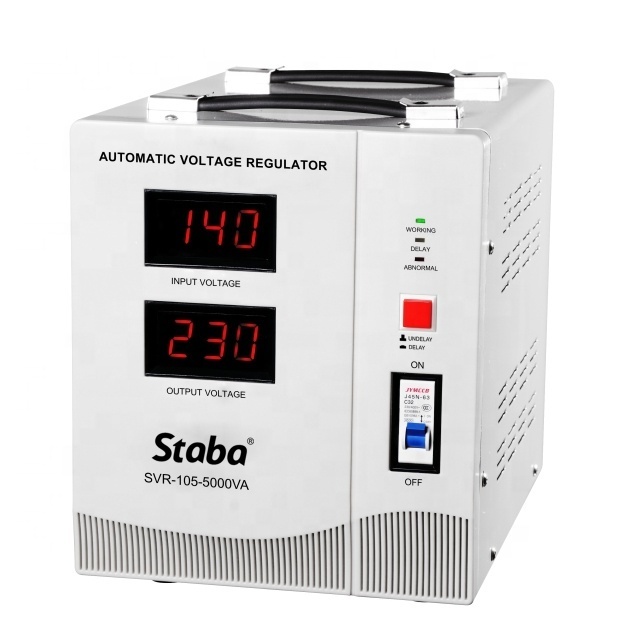 Single Phase LED Power Automatic voltage Stabilizer 230/220V AC 10000W