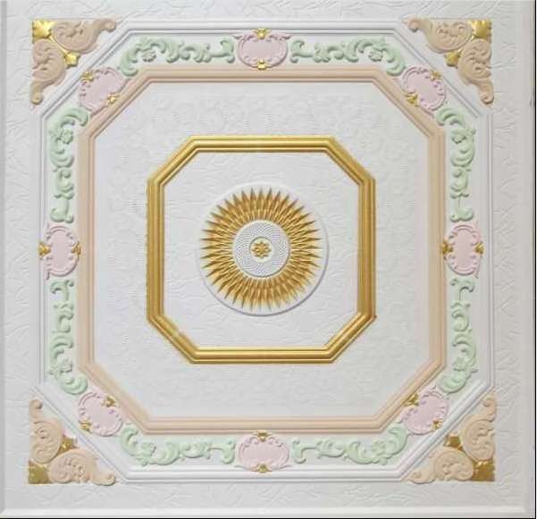 POP decorate gypsum board gold gypsum ceiling tiles gypsum ceiling board