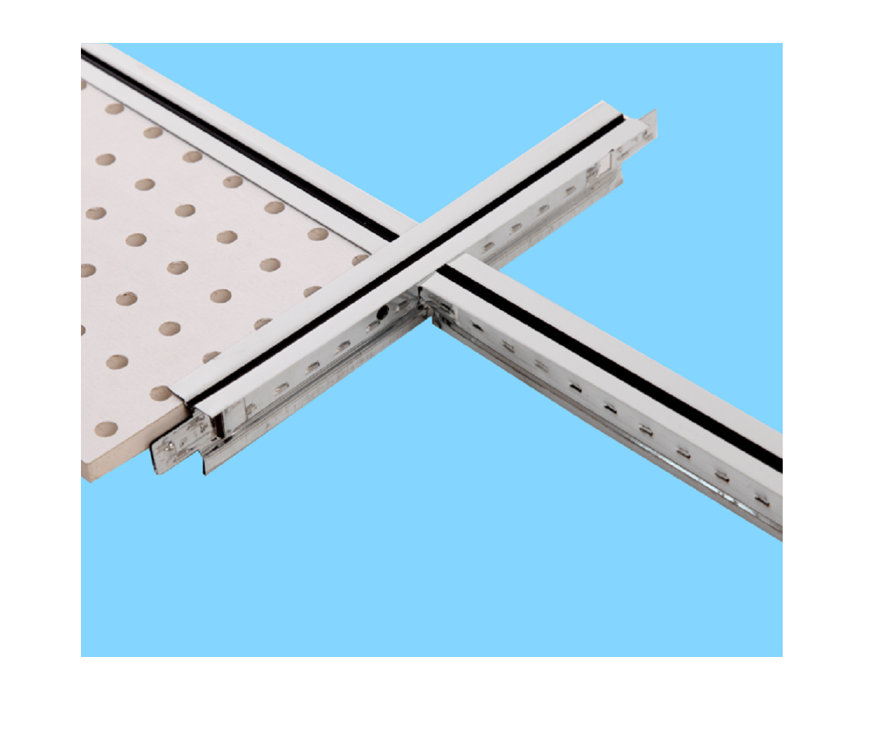 Chinese factory direct sale suspended metal ceiling T grid aluminum ceiling tiles for suspended ceiling system