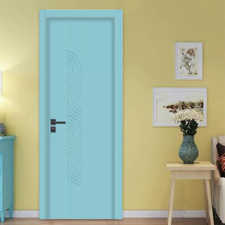 WPC Hot Sale Solid Wood Interior Door  House Door And Door Skin