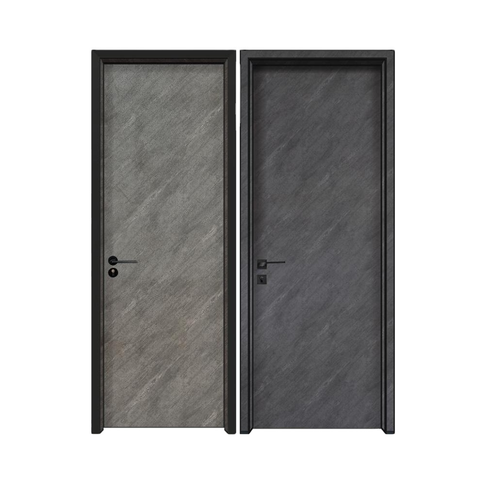 waterproof WPC material toilet door white interior room door