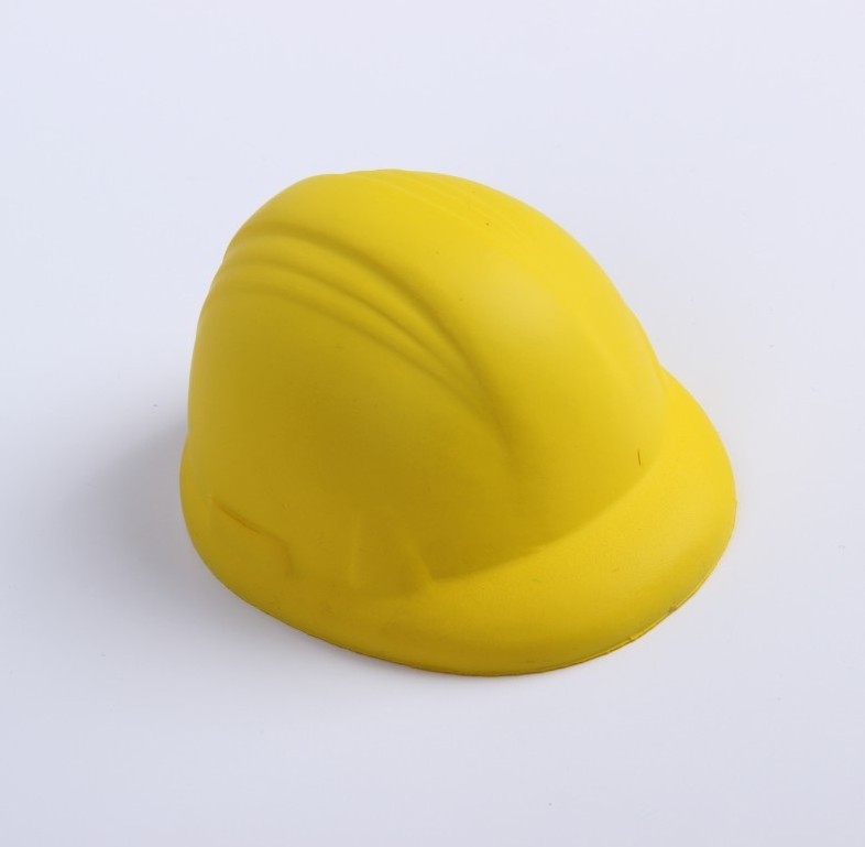 PU safety helmet stress ball,helmet anti stress toy