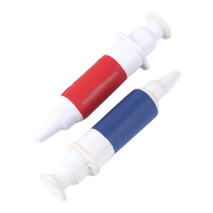 PU Wholesale Personalized Custom Logo Syringe Pu Foam Anti Stress Ball Reliever Relief Toy