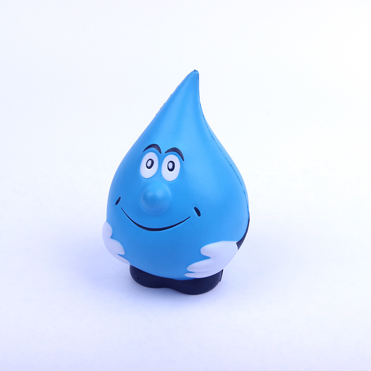 Custom Logo Water Drop Anti Stress Ball  Antistress Toy