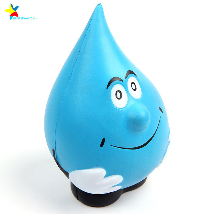 Custom Logo Water Drop Anti Stress Ball  Antistress Toy