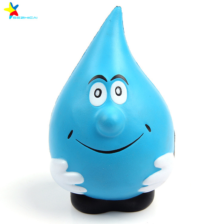 Custom Logo Water Drop Anti Stress Ball  Antistress Toy