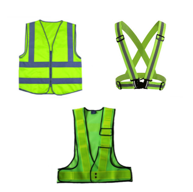 hi vis yellow warning reflective polyester sleeveless men work suit jacket airport traffic safety vest for working uniforms