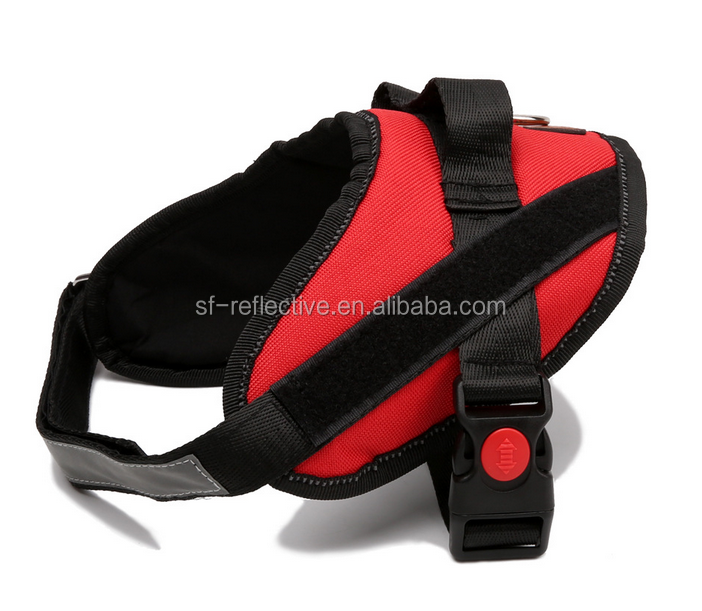 hi visible dog hunting safety protective vest reflective adjustable pet training service harness with reflect tape for dogs