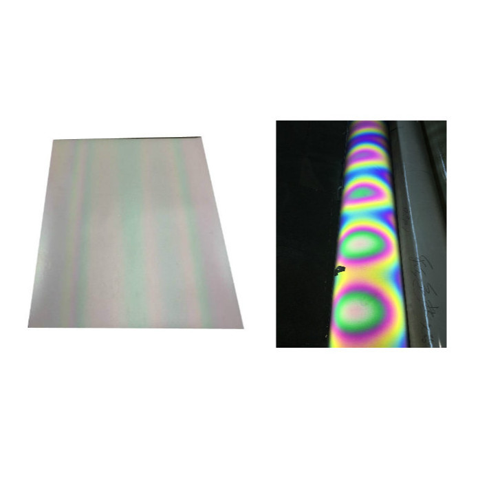 glow in the dark hi vis 3 reflective flash fashion rainbow color printing paper vinyl film material for clothes reflective logo