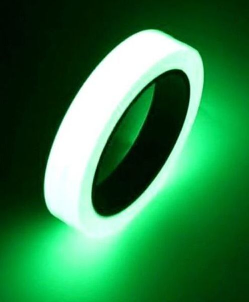 10 m photoluminescent self-adhesive pvc vinyl glow in the dark luminous adhesive warning signage decorative sticky tape sticker