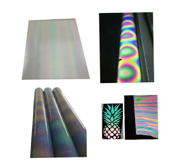 en471 / 2 hi vis silver silk screen printing transparent aluminum reflective PET sheeting film sheet vinyl for t shirt logo