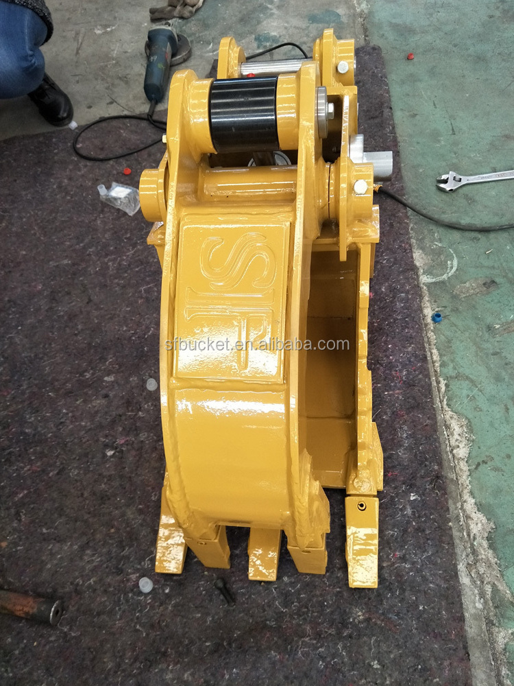 Mini excavator parts,mini excavator thumb grab bucket made in China