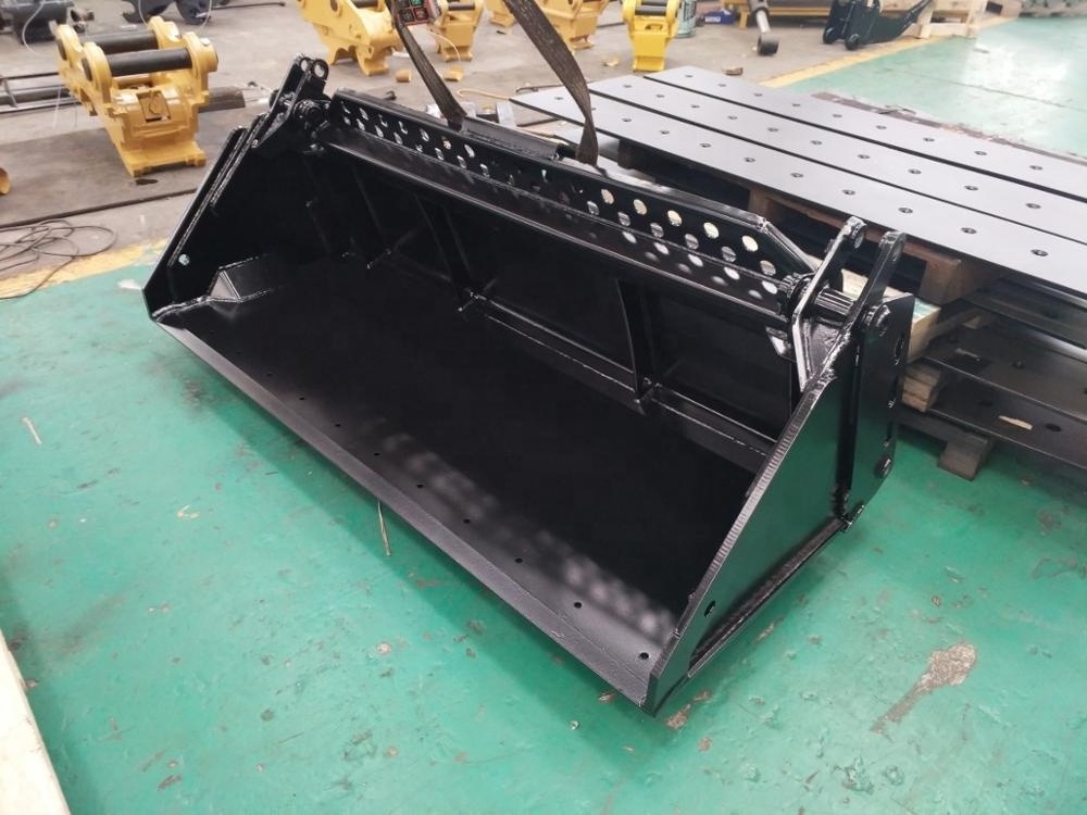 Hydraulic 4 in 1 bucket with BOE for Caterpillar skid steer loader