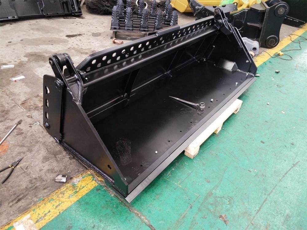 Hydraulic 4 in 1 bucket with BOE for Caterpillar skid steer loader