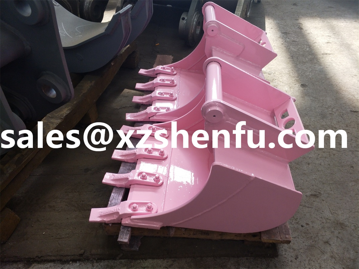 Mini excavator digging buckets MS01 hitch mounted standard bucket GP bucket with teeth