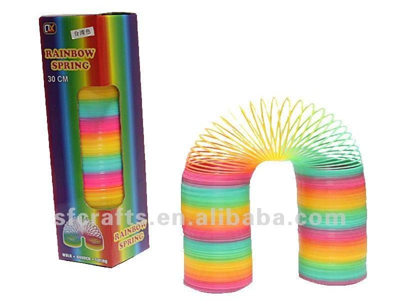 beautiful 30cm circular rainbow magic spring