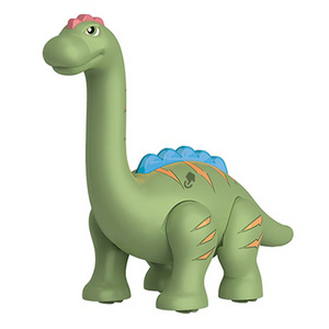 2022 Educational toys Kids Plastic Learning Take Apart Assemble Puzzles Recording Magnetic DIY Cute Dinosaur With Sound