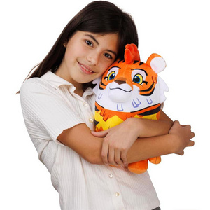 customized  Custom Design Mascot Manufacturer OEM Soft Plush Mascot Costume Tiger Realistic Animal Cartoon Character Mascot