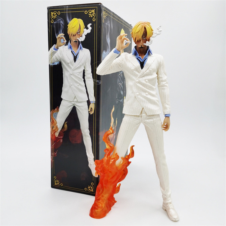 customized  33cm Fantasy Sanji Resin Crafts One Pieces Model Toy Anime Action Figure