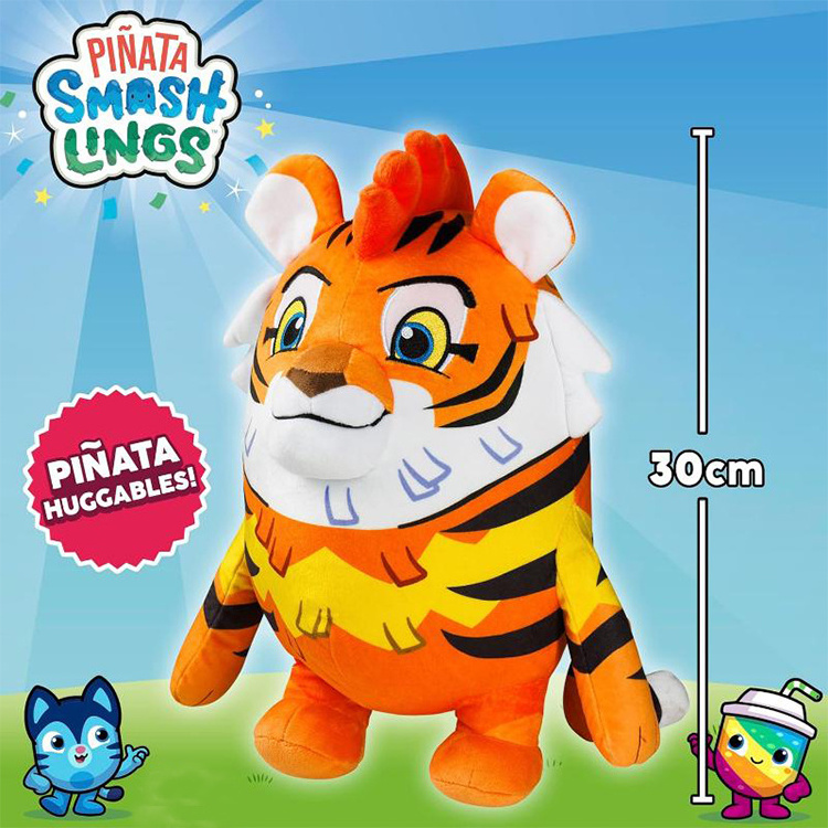 customized  Custom Design Mascot Manufacturer OEM Soft Plush Mascot Costume Tiger Realistic Animal Cartoon Character Mascot