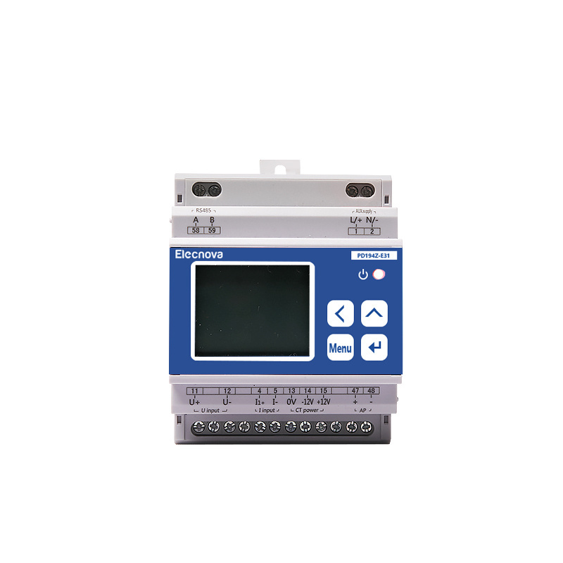 Elecnova PD195Z-E31 DC industrial control system Din rail installation RS485 data monitoring analyzer digital power meter