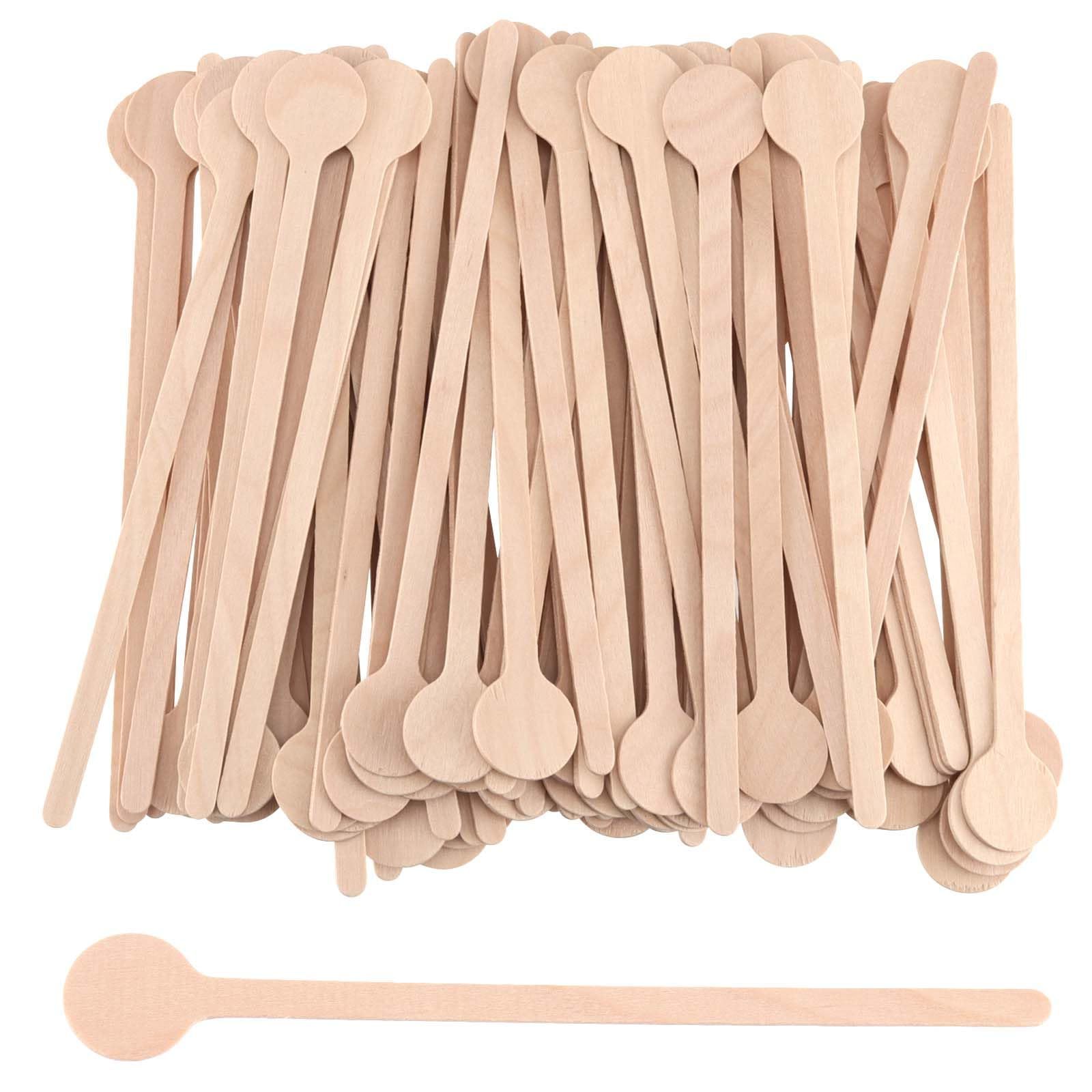 Logo Customized Food Grade Christmas Disposable Natural Birch Wood Coffee Stir Stick Wooden Coffee Stirrer Sticks