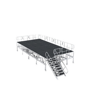 RK portable dj stage/mobile platform stage/event stages portable concert truss stage for sale